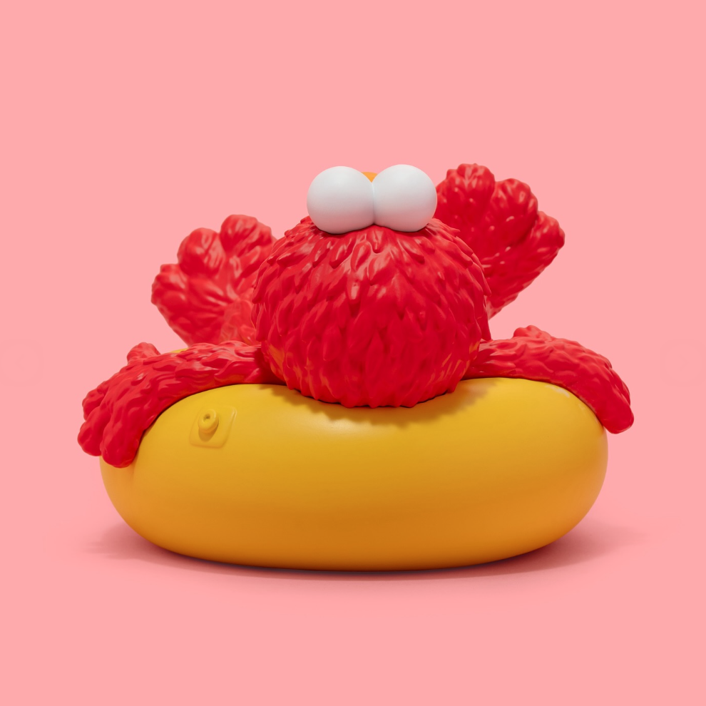 The vinyl miniature of the KAWS & Sesame Street release in 2025 by